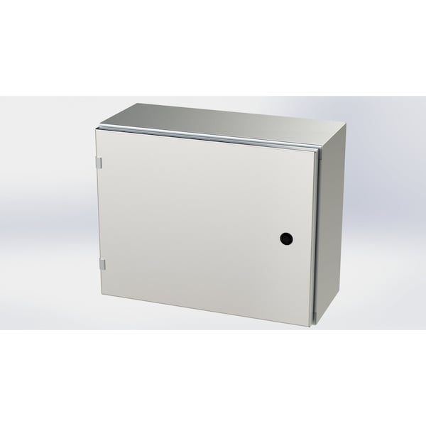 1/4 Turn Latch Electrical Enclosures, 16 in H, 8 in D, 20 in W, NEMA 3R, 4, 4X, 12, 13